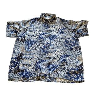 Vintage Oscar de la Renta expressions top